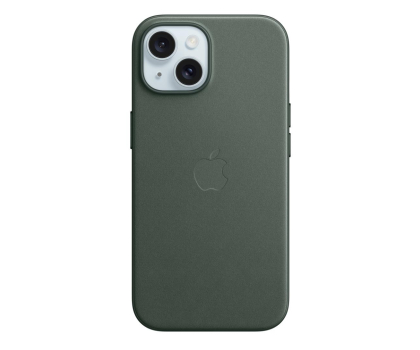Etui do telefonów Apple Etui FineWoven z MagSafe do iPhone 15 zieleń